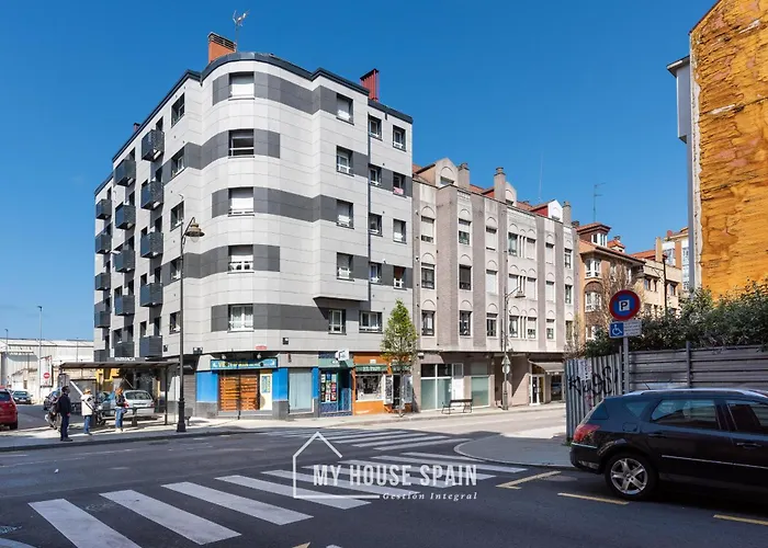 Myhousespain - Acogedor Piso Nuevo En Lägenhet Gijón